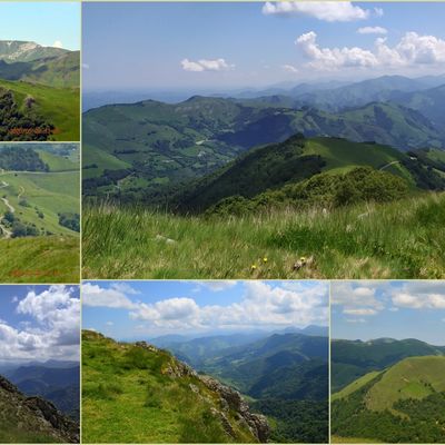 depuis la Crête d'Oragambideska à Iraty