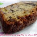 Les classiques: cake banane chocolat