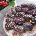 Madeleines vanille au coeur fondant nutella 