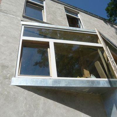 Ca avance ! ponçage du plancher du séjour,