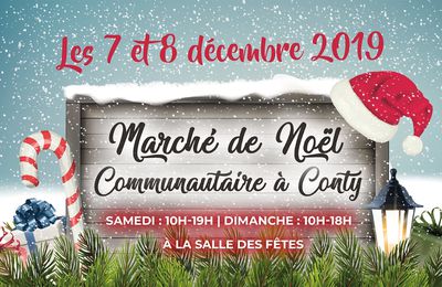 Retrouvez-moi à conty ce week-end ! Marché de Noël 