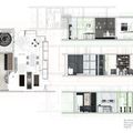 Projet " relooking appartement" : jeu de contraste en noir et blanc