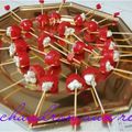 Mini-brochettes apéritives