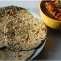 Chapatis aux épinards indiens