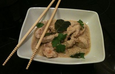 Excellentissime poulet au curry vert Dukan