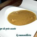 Soupe de pois cassés