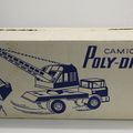 Berliet cabine Relaxe grue. Jouets Poly-Plastic. Made in Monaco.