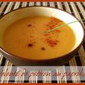 Velouté de potiron au paprika