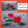 Trousse coquelicots