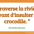 Proverbe africain.
