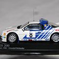 FORD RS200 ( rallye de suede 1986 )