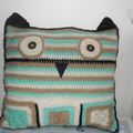 coussin hibou 