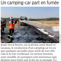 Incendie de véhicule