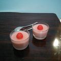 Panna cotta à la fraise tagada