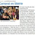 La Dépêche 14/02/2012 : Carnaval en Sibérie