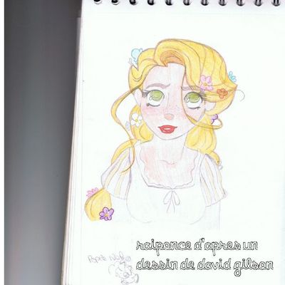 Raiponce, d'après un dessin de David Gilson - [de Popie]