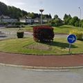 Rond-point à Saint-Vaury