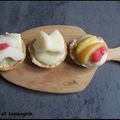 Mignardises suite : petites tartelettes crème pâtissière et fruits 