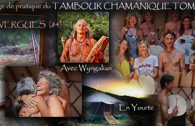 Agenda 4-6 Novembre : nouveau Stage de Tambour Chamanique Tompa en Yourte à Sivergues