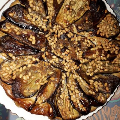 Tatre tatin d'Aubergines