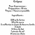 les crépes 