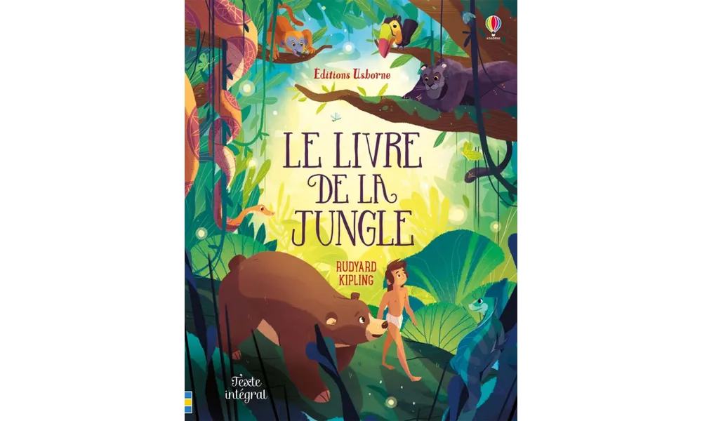 Chut on lit ! "Le livre de la jungle" aux Editions Usborne