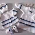 tuto tricot bebe, tricot bb, tutoriel, patron, explications, modèle layette bb a tricoter pdf