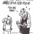 Amende, après 23h, c'est 150 € - Charlie Hebdo N°1012 - 9 novembre 2011