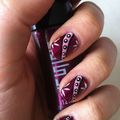 nail art sur vernis Yssy