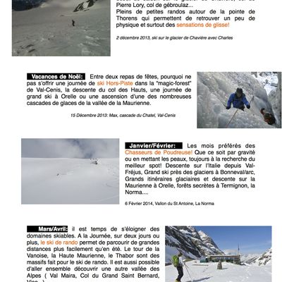 Newsletter Hiver 2015