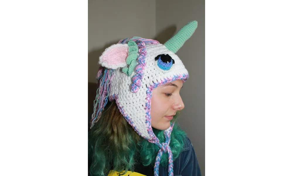 Bonnet licorne en crochet et son tuto (DIY)