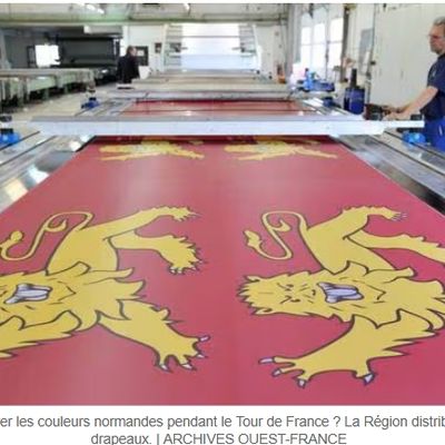 REVUE DE PRESSE NORMANDE au 4 juillet 2025: A l'occasion du passage du Tour de France, Ouest-France découvre le pavoisement normand...