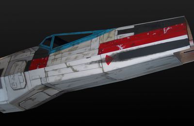 cockpit x-wing 1/4: chapitre 3: pose des tôles et peinture.