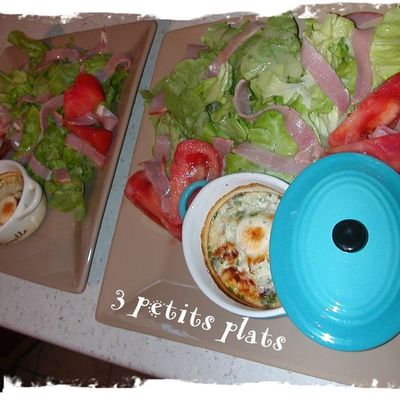 OEUF COCOTTE AU ROQUEFORT