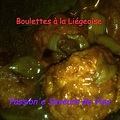 Boulettes à la Liégeoise 