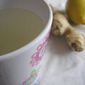 Décoction anti-fatigue au gingembre et au citron