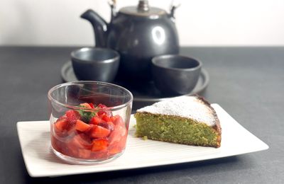Moelleux fondant à la pistache