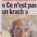 « Krach boursier, je n’ai jamais vu autant de gens de gauche inquiets d’une chute de la bourse ! »
