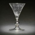 A Venetian or Netherlands façon de Venise wine glass, 17th century