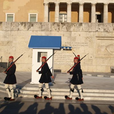 La relève de la garde Place Syntagma