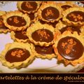 Tartelettes à la crème de spéculoos