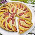 Tarte amandine aux nectarines