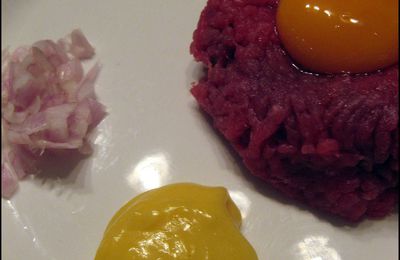 Steack tartare (du boeuf rien du boeuf, on ne peut pas se tromper !)