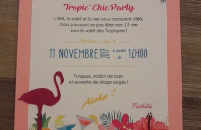 Anniversaire Tropic'chic : la party