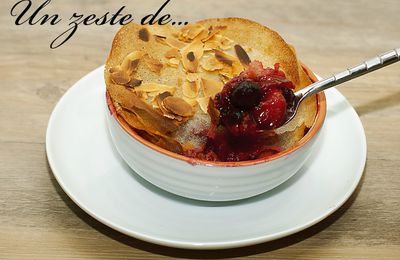 Un zeste de... tourte aux fruits rouges légère