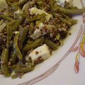 Quinoa Rouge, haricots verts et féta