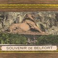Le Lion de Belfort se déplie (carte postale système n°1) !