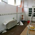 TRAVAUX SCOLAIRES : LES COULOIRS AVANT LA CAGE D’ESCALIER DE JEAN ZAY.