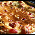 Cerises et framboises du jardin – Clafoutis et milkshake