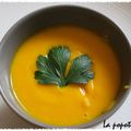 Velouté de potimarron au lait de coco